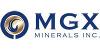 Logo for MGX Minerals Inc.